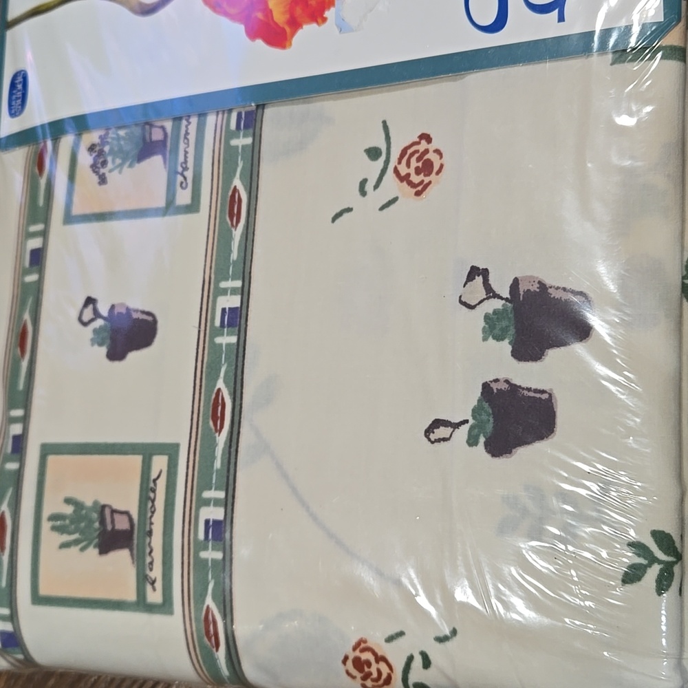 NWT VINTAGE SPRINGMAID NATUREWOOD KING FLAT SHEET.   #7575 - Picture 6 of 7